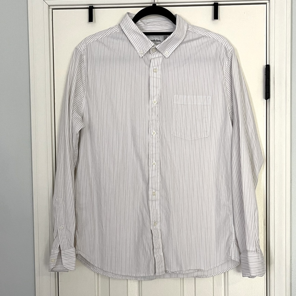 Goodfellow | Men's Button Down Long Sleeve Shirt | Size L